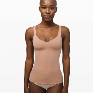 Lululemon Simply Sleek 2-in-1 Tank Dusty Bronze